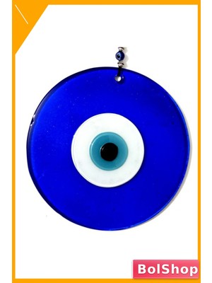 BolShop El Yapımı Mavi Nazar Boncuğu Duvar Dekorasyonu 16CM