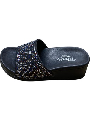 Güven Kundura Trendx Kadın Dolgu Topuk Yazlık Terlik