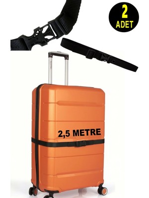 Usin 2ADET Boyu Ayarlanabilir Valiz Çanta Bavul Bagaj Sağlamlaştırma Bağlama Askısı Emniyet Kemeri Kayışı