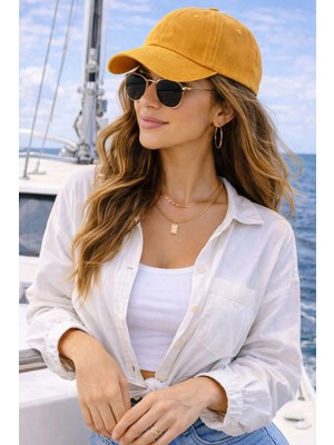 Ritagarcia Kadın Eskitme Görünümlü Vintage Beyzbol Şapkası - Ayarlanabilir Spor Cap