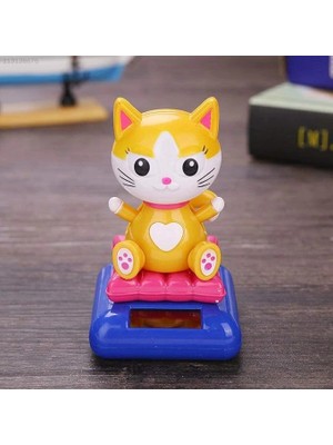 Hayat Store Güneş Enerjili Solar Sallanan Kedi