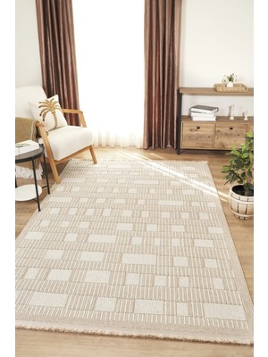 Krem Bej Yumuşak Bukleli Dokuma Halı Bukle Kilim Salon Mutfak Koridor Yolluk Oturma Odası Halısı