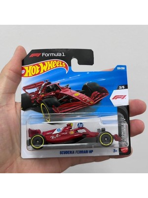 Hot Wheels Formula 1 Scuderia Ferrari Hp F1 Aracı 1:64 Diecast Model Araba Koleksiyonluk