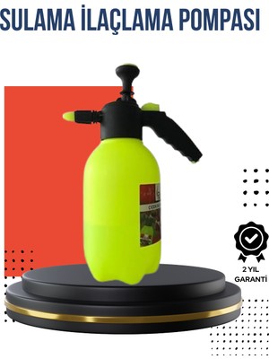 SHC4200 Ayarlı Nozullu 2l Basınçlı El Püskürtücü Jant Cam Temizlik Cila Için