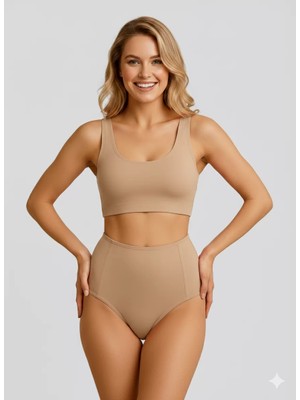 Sheviva Vizon Yüksek Bel Toparlayıcı Bikini Altı