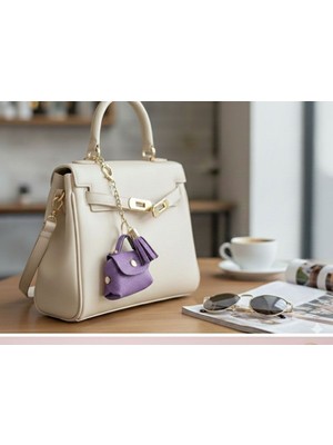 Pololiza Simli Bag Charm Mini Cüzdan / Çok Amaçlı Lüks Anahtarlık ve Çanta Askı Süsü Çanta Aksesuarı