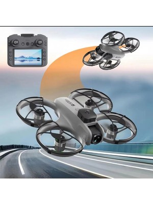 Wirkmarkt ÇOCUKLAR İÇİN TAM UYGUN Aırcraft T2IP Drone 4 Kanat Yan Korumalı Ekranlı Kumanda Taşıma Çantası Üst Kanat Koruma Hediyeli