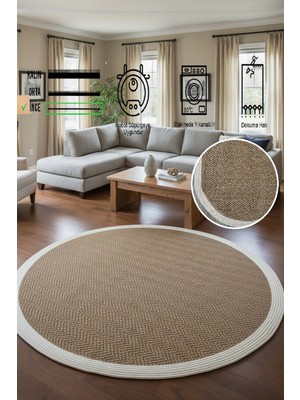 Modern Jüt Yıkanabilir Kaymaz Tabanlı Halı Salon Mutfak Çocuk Yatak Oturma Odası Halısı Yolluk Kilim