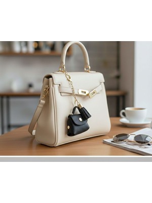 Pololiza Simli Bag Charm Mini Cüzdan / Çok Amaçlı Lüks Anahtarlık ve Çanta Askı Süsü Çanta Aksesuarı
