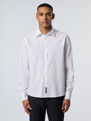 North Sails Regular Fit Smart Casual Geniş Yaka %100 Organik Pamuk Gömlek
