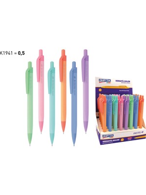 Nusrat Bilişim Gıpta Versatil Kalem Pastelx0.5 6 Rnk 48 Li Stand
