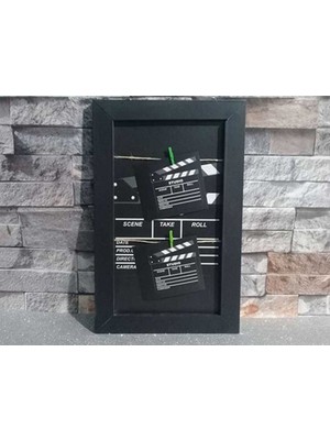 SHC4200 Klaket Tasarımlı Ipli Mandallı Fotoğraf Çerçevesi No: 1