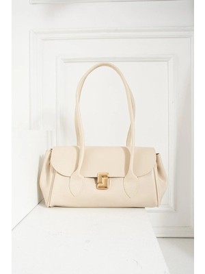 Rivina Mine Kadın Uzun Saplı Dikdörtgen Model El Kol ve Omuz Çantası