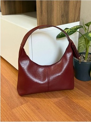 Rivina Sante Kadın Cüzdan Detaylı Astarlı Suni Deri El ve Omuz Çantası