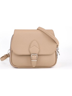 Rivina Gala Kadın Çantası Kapak Detaylı Üç Bölmeli Çapraz En:23 cm Boy:19 cm Genişlik:10 cm