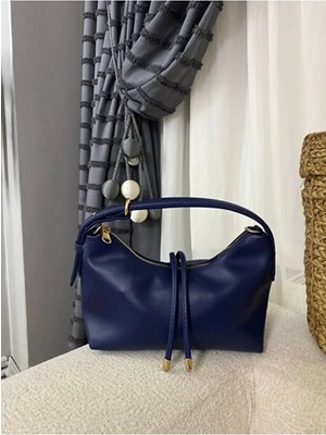 Rivina Zayle Kadın Mini Boy Bağ Detaylı Uzun Çapraz Askılı El & Omuz Çantası