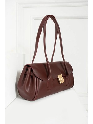 Rivina Mine Kadın Uzun Saplı Dikdörtgen Model El Kol ve Omuz Çantası