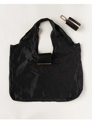 Rivina Pckt Fold Charm Olabilen Su Geçirmez Charm Detay Katlanabilir Tote El Kol ve Omuz Çantası