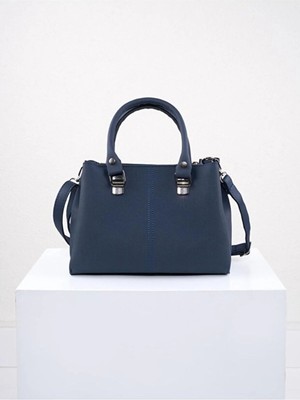 Rivina Viso Kadın 3 Bölmeli Kadın Omuz & El Çantası Lacivert