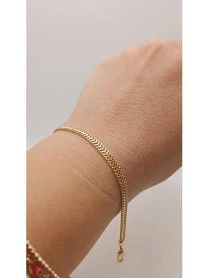 Tılsım Accesories Xupıng Gold Çelik Bileklik