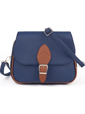 Rivina Gala Kadın Çantası Kapak Detaylı Üç Bölmeli Çapraz En:23 cm Boy:19 cm Genişlik:10 cm