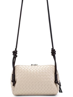 Rivina Örgü Desenli Ayarlanabilir Askılı Kadın Çapraz Kullanım Çantası