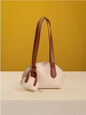 Rivina Mini Çantalı Charm Detaylı Uzun Saplı Kadın El ve Kol Çantası