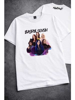 BarsDepo Manifest Özel Tasarım Premium Baskılı , Oversize Unisex Tişört Çocuk / Yetişkin