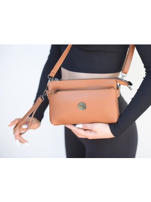 Jara Bag Jara Moon Kadın Orijinal Mini Çapraz Ayarlanabilir Askılı El, Kol ve Omuz Çantası