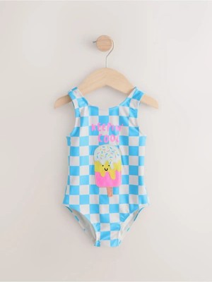 Next Baby Mavi Dondurma Desenli Mayo