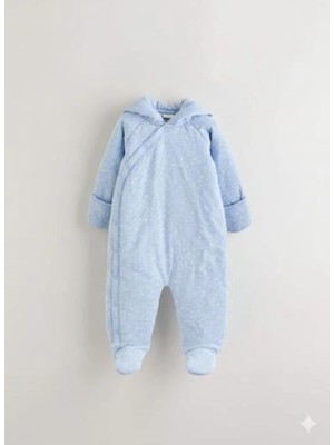 Next Baby Pamuklu Polar Astarlı Bebek Astronot Tulum