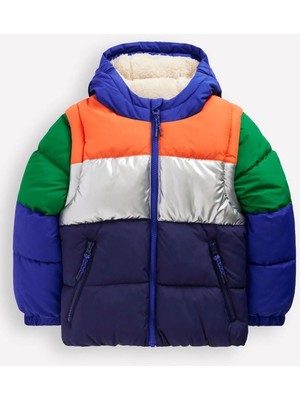 Next Baby Boden Mavi 2si 1 Arada Kolları Çıkabilen Suya Dayanıklı Mont