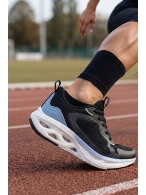 In Step Volis Air-Cushion Pro: Fileli Hafif Koşu ve Yürüyüş Ayakkabısı - Siyah