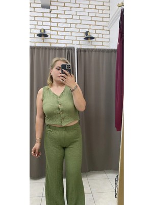 Tuba Toptaş Gofre Yelek