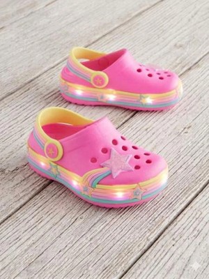Next Baby Pembe Yıldız Desenli Işıklı Terlik