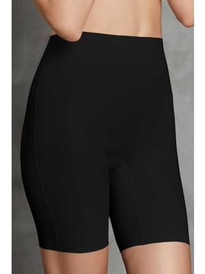 Doreanse Kadın Siyah Supima Iz Yapmaz Yüksek Bel Şekillendirici Tayt 8334