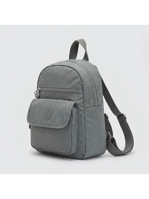 MG Concept Kadın Mini Sırt Çantası Çok Gözlü Su Itici Hafif Günlük Kullanım Fermuarlı Şık Sırt Çantası Gri