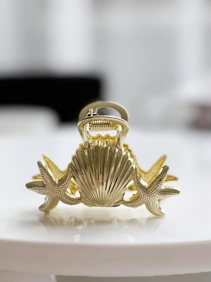 Venüs Design Metal Deniz Kabuğu- Yıldızı Mandal Toka
