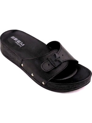 Esem Kadın Günlük Tek Tokalı Yazlık Comfort Terlik