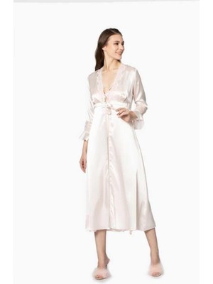Pierre Cardin 6'lı Inci Uzun Gecelik Sabahlık Set 6025