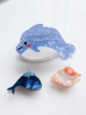 Venüs Design Kemik Yaz Mandal Toka Seti