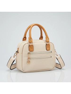 MG Concept Kadın El ve Omuz Çantası Çok Gözlü Fermuarlı Şık Günlük Kullanım Çapraz Askılı Çanta Kahve Krem Mavi Siyah