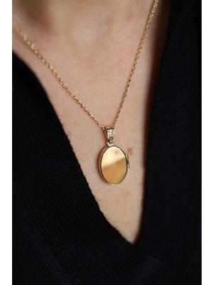 Yenigün Kuyumculuk 14 Ayar Altın Kapaklı Kolye Ucu KLY510818