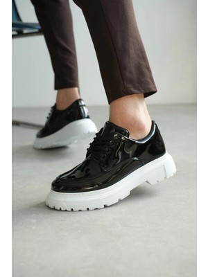 Mirglart Kb-X6 Kuback Siyah Rugan Günlük Erkek Ayakkabı