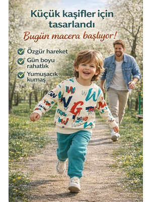 Melodi Kids Erkek Çocuk Mevsimlik Alt Üst Takım Eşofman
