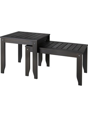 IKEA Örskar Koyu Gri Bahçe Sehpası