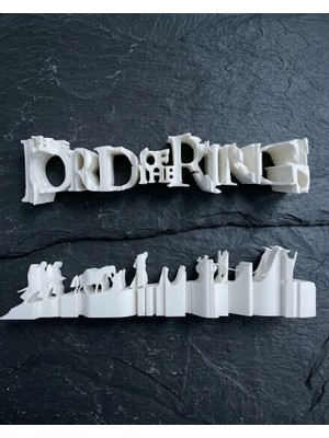 Printona Yüzüklerin Efendisi Lord Of The Rings Dekoratif Obje
