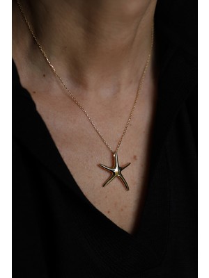 Yenigün Kuyumculuk 14 Ayar Altın Deniz Yıldızı Kolye KLYZ34994