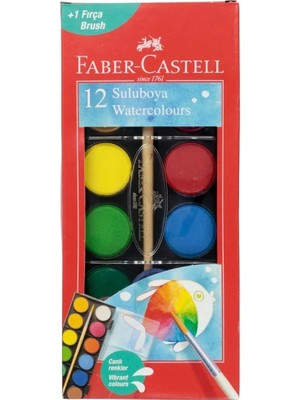 Lisinya Sulu Boya 12 Renk Büyük Boy