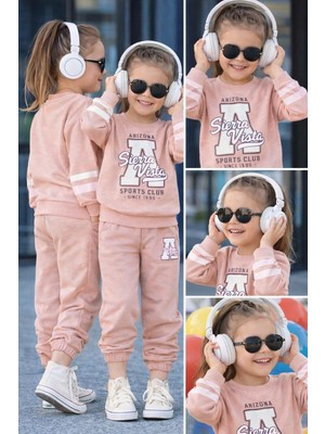 Melodi Kids Kız Çocuk Yazlık Alt Üst Pamuklu Takım Eşofman